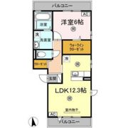 Asuka D棟の間取り画像