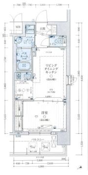 スワンズシティ中之島クロスの間取り画像
