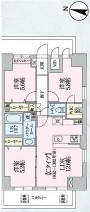 アーバン スカイライン 大宮の間取り画像