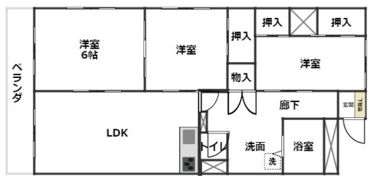 ニュー青江マンションの間取り画像