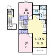 Lucky・TenⅠの間取り画像