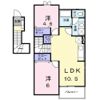 Lucky・TenⅠの間取り画像