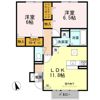 ウィズ山城Cの間取り画像