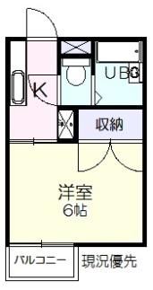 コーポOの間取り画像