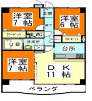 アークハイツ鹿田の間取り画像