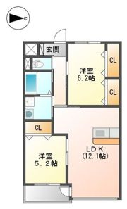 ユニヴァリィ フクミの間取り画像