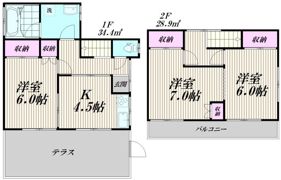 大森西二丁目戸建ての間取り画像