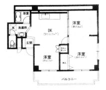 横須賀サンハイツの間取り画像