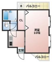 瀬戸山マンションの間取り画像