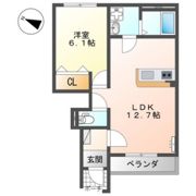 パレーシャル中村Ⅲの間取り画像
