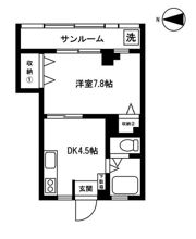 セブンスターズマンションの間取り画像