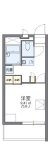 レオパレスオーロラの間取り画像