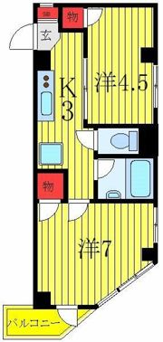 ヴェルテス板橋の間取り画像