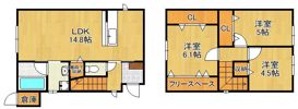 サンラプロ湯川II Dの間取り画像