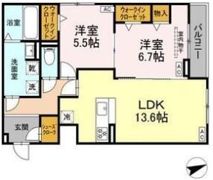 ルヴィータ広瀬の間取り画像
