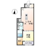 ヴィラ・ソレイユ Bの間取り画像