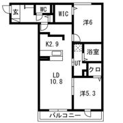 CLARIS SUMIYOSHI Bの間取り画像