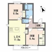 ハピネス不動院 A棟の間取り画像