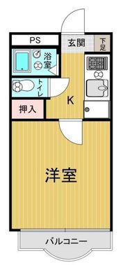 セントリヴィエール南方の間取り画像