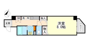 レシェンテ六甲の間取り画像