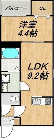 LECOCON一宮Ⅴの間取り画像