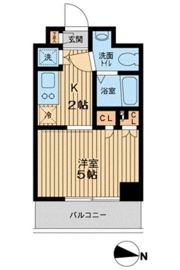 エスティメゾン武蔵小山の間取り画像