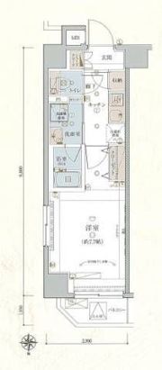 リヴシティ両国四番館の間取り画像