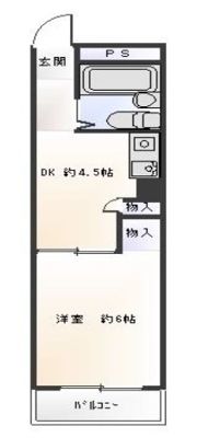 シャトー富士の間取り画像