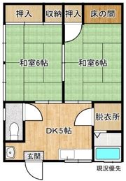 田中アパートの間取り画像