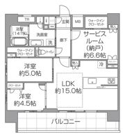 プレサンスロジェ岡山駅元町の間取り画像