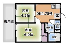 光北ハイツ1の間取り画像