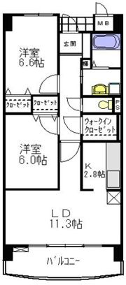 パールパレスの間取り画像
