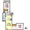 アンソレイエⅡの間取り画像