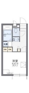 レオパレスクレール若宮Ⅲの間取り画像