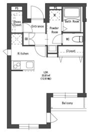 プレシャス川崎柳町の間取り画像