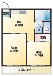 フローレンスマンションの間取り画像