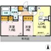 ウエストヒルズ萩Ⅰの間取り画像