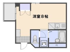 ベルクール桂の間取り画像