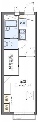 レオパレスマリンハイツの間取り画像