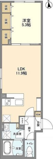 ウェルスクエア高円寺の間取り画像