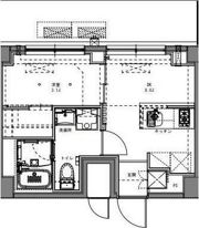 S－RESIDENCE原木中山azureの間取り画像