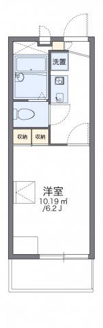 レオパレスデュオ六甲道の間取り画像