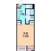 ドゥウエル婦中町の間取り画像