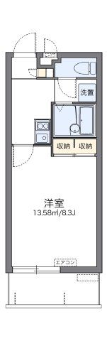 レオパレスカナの間取り画像