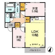 J－Room妃 Bの間取り画像