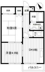 ディアコート・イチローの間取り画像