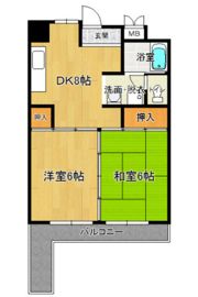 レジデンス木野川の間取り画像