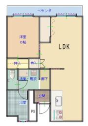 京福日之出マンションの間取り画像