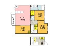 LEGACYⅠの間取り画像