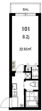 フォセット白楽の間取り画像